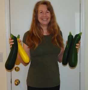 Just as plump and perky as ever (the zukes, not me).